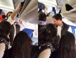 rahul gandhi offers a helping hand to co passengers