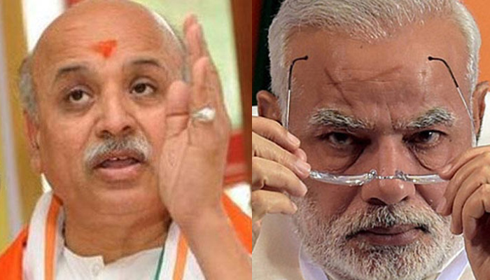 PM modi & praveen togadia