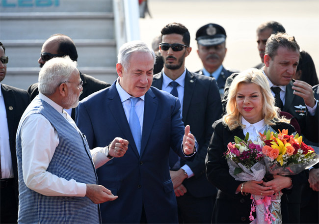 israel pm in india