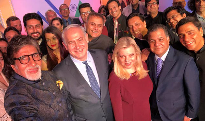 israeli prime minister benjamin netanyahu meet indians bollywood celebrities