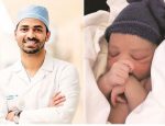 doctor has helped a mother give birth to a baby boy on board