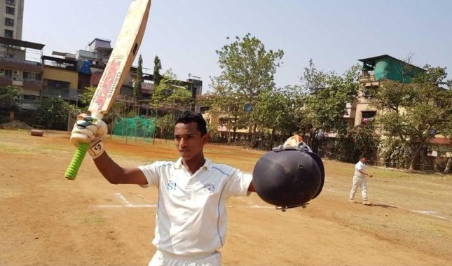 tanishq gavate smashes 1 045 not out in local cricket match