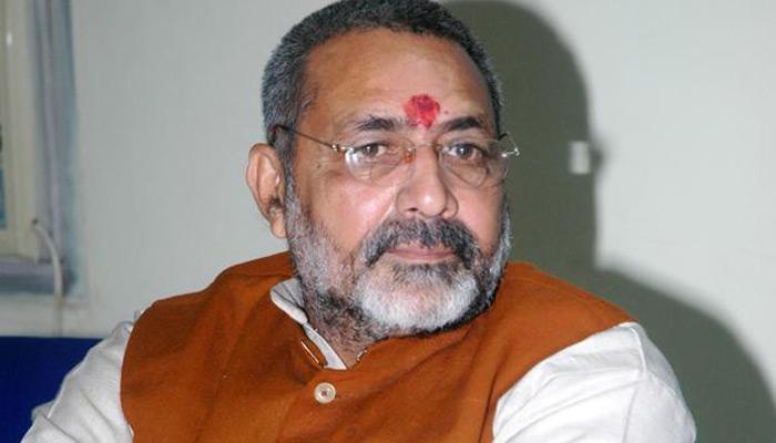 fir lodged against union minister giriraj singh