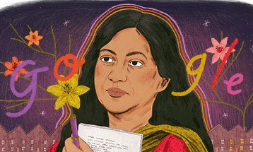 google doodle celebrates writer kamala das life