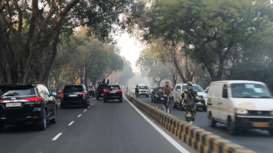 pm modi convoy no traffic disruption